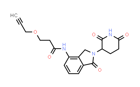 2351818-22-7 | N-[2-(2,6-dioxo-3-piperidyl)-1-oxo-isoindolin-4-yl]-3-prop-2-ynoxy-propanamide