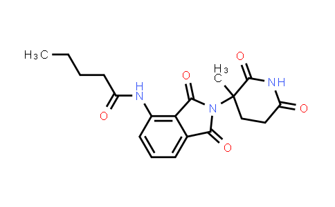MC853195 | 444288-47-5 | N-[2-(3-methyl-2,6-dioxo-3-piperidyl)-1,3-dioxo-isoindolin-4-yl]pentanamide