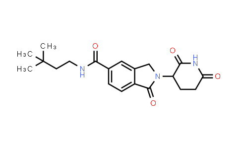 2761399-92-0 | N-(3,3-dimethylbutyl)-2-(2,6-dioxo-3-piperidyl)-1-oxo-isoindoline-5-carboxamide
