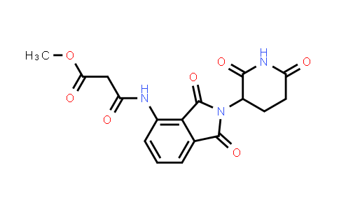 444289-31-0 | methyl 3-[[2-(2,6-dioxo-3-piperidyl)-1,3-dioxo-isoindolin-4-yl]amino]-3-oxo-propanoate