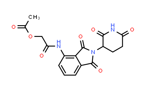 444287-74-5 | [2-[[2-(2,6-dioxo-3-piperidyl)-1,3-dioxo-isoindolin-4-yl]amino]-2-oxo-ethyl] acetate