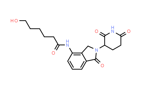 MC853267 | 2845336-93-6 | N-[2-(2,6-dioxo-3-piperidyl)-1-oxo-isoindolin-4-yl]-6-hydroxy-hexanamide