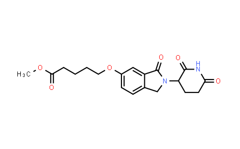 MC853283 | 2724270-50-0 | methyl 5-[2-(2,6-dioxo-3-piperidyl)-3-oxo-isoindolin-5-yl]oxypentanoate