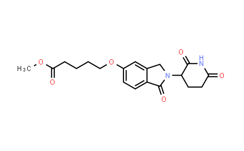 2724270-52-2 | methyl 5-[2-(2,6-dioxo-3-piperidyl)-1-oxo-isoindolin-5-yl]oxypentanoate