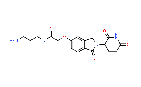 DY853305 | 2694728-23-7 | N-(3-aminopropyl)-2-[2-(2,6-dioxo-3-piperidyl)-1-oxo-isoindolin-5-yl]oxy-acetamide