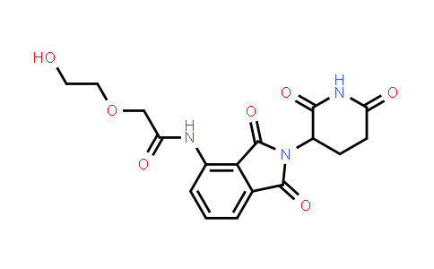 2940937-18-6 | N-[2-(2,6-dioxo-3-piperidyl)-1,3-dioxo-isoindolin-4-yl]-2-(2-hydroxyethoxy)acetamide
