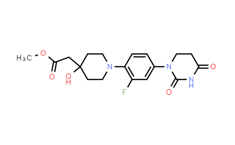 2654827-48-0 | methyl 2-[1-[4-(2,4-dioxohexahydropyrimidin-1-yl)-2-fluoro-phenyl]-4-hydroxy-4-piperidyl]acetate