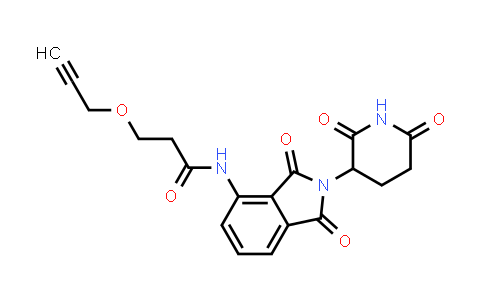 MC853372 | 2236109-19-4 | N-[2-(2,6-dioxo-3-piperidyl)-1,3-dioxo-isoindolin-4-yl]-3-prop-2-ynoxy-propanamide
