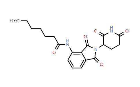 DY853389 | 444287-73-4 | N-[2-(2,6-dioxo-3-piperidyl)-1,3-dioxo-isoindolin-4-yl]heptanamide