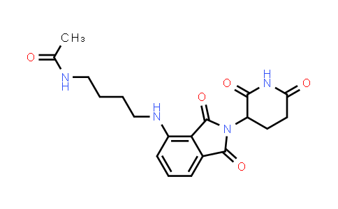 DY853410 | 2761402-01-9 | N-[4-[[2-(2,6-dioxo-3-piperidyl)-1,3-dioxo-isoindolin-4-yl]amino]butyl]acetamide