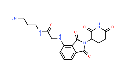 2763827-11-6 | N-(3-aminopropyl)-2-[[2-(2,6-dioxo-3-piperidyl)-1,3-dioxo-isoindolin-4-yl]amino]acetamide