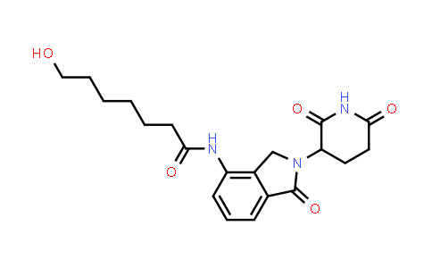 2940936-70-7 | N-[2-(2,6-dioxo-3-piperidyl)-1-oxo-isoindolin-4-yl]-7-hydroxy-heptanamide