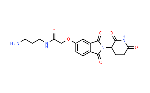 2703774-64-3 | N-(3-aminopropyl)-2-[2-(2,6-dioxo-3-piperidyl)-1,3-dioxo-isoindolin-5-yl]oxy-acetamide