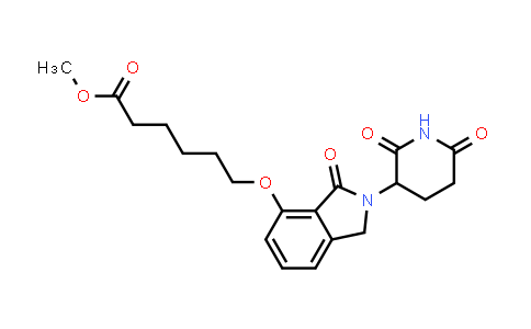 2484742-17-6 | methyl 6-[2-(2,6-dioxo-3-piperidyl)-3-oxo-isoindolin-4-yl]oxyhexanoate