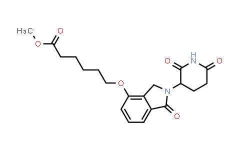 2484742-16-5 | methyl 6-[2-(2,6-dioxo-3-piperidyl)-1-oxo-isoindolin-4-yl]oxyhexanoate