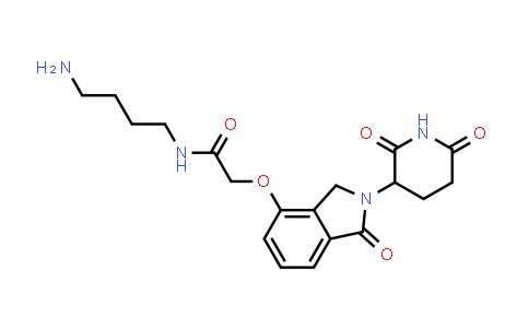 1957236-30-4 | N-(4-aminobutyl)-2-[2-(2,6-dioxo-3-piperidyl)-1-oxo-isoindolin-4-yl]oxy-acetamide