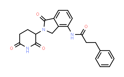 2319210-16-5 | N-[2-(2,6-dioxo-3-piperidyl)-1-oxo-isoindolin-4-yl]-3-phenyl-propanamide