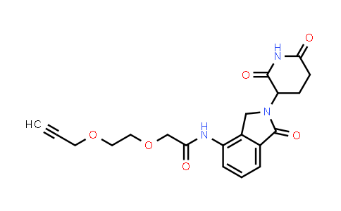 2940939-42-2 | N-[2-(2,6-dioxo-3-piperidyl)-1-oxo-isoindolin-4-yl]-2-(2-prop-2-ynoxyethoxy)acetamide