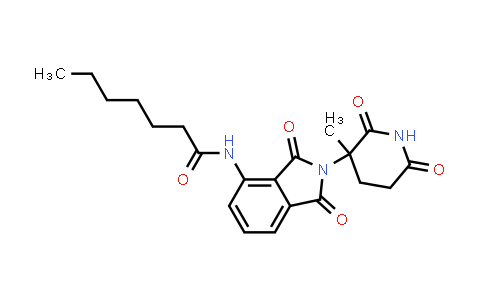 MC853552 | 444288-49-7 | N-[2-(3-methyl-2,6-dioxo-3-piperidyl)-1,3-dioxo-isoindolin-4-yl]heptanamide
