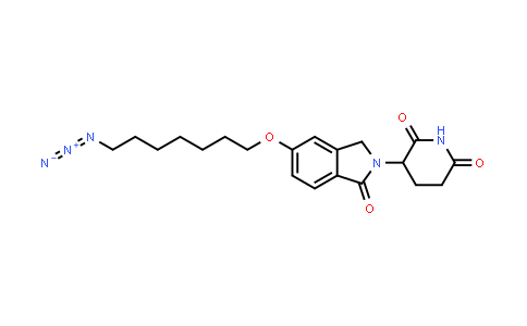 MC853557 | 2476563-74-1 | 3-[5-(7-azidoheptoxy)-1-oxo-isoindolin-2-yl]piperidine-2,6-dione
