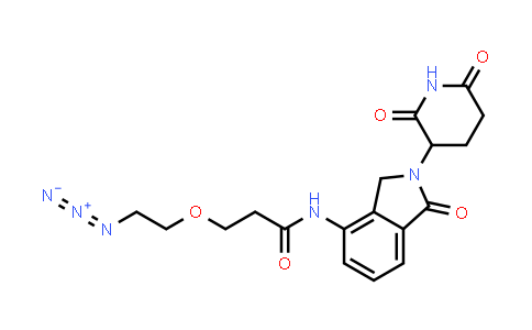 DY853569 | 2940940-30-5 | 3-(2-azidoethoxy)-N-[2-(2,6-dioxo-3-piperidyl)-1-oxo-isoindolin-4-yl]propanamide