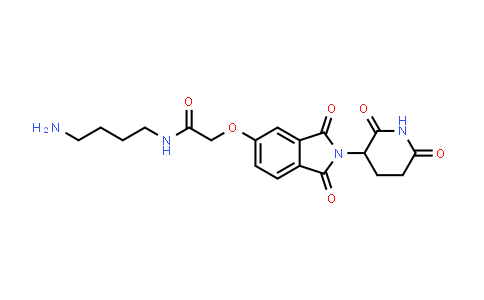 2743434-01-5 | N-(4-aminobutyl)-2-[2-(2,6-dioxo-3-piperidyl)-1,3-dioxo-isoindolin-5-yl]oxy-acetamide