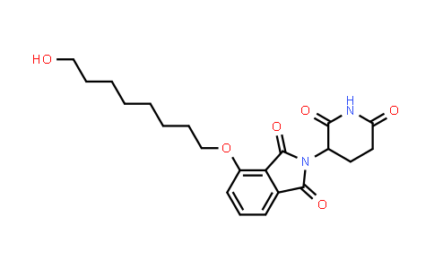 MC853608 | 2411099-06-2 | 2-(2,6-dioxo-3-piperidyl)-4-(8-hydroxyoctoxy)isoindoline-1,3-dione