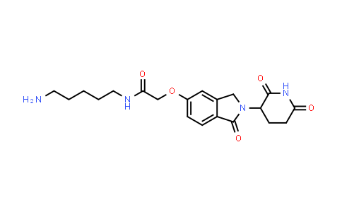MC853611 | 2694727-86-9 | N-(5-aminopentyl)-2-[2-(2,6-dioxo-3-piperidyl)-1-oxo-isoindolin-5-yl]oxy-acetamide