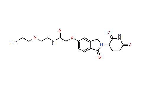 MC853634 | 2694727-67-6 | N-[2-(2-aminoethoxy)ethyl]-2-[2-(2,6-dioxo-3-piperidyl)-1-oxo-isoindolin-5-yl]oxy-acetamide