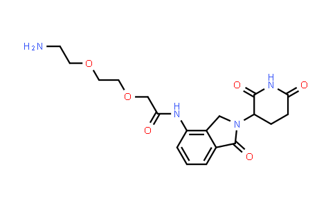 MC853637 | 1946779-33-4 | 2-[2-(2-aminoethoxy)ethoxy]-N-[2-(2,6-dioxo-3-piperidyl)-1-oxo-isoindolin-4-yl]acetamide