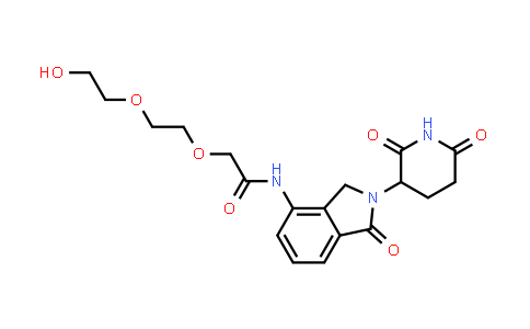2762066-54-4 | N-[2-(2,6-dioxo-3-piperidyl)-1-oxo-isoindolin-4-yl]-2-[2-(2-hydroxyethoxy)ethoxy]acetamide