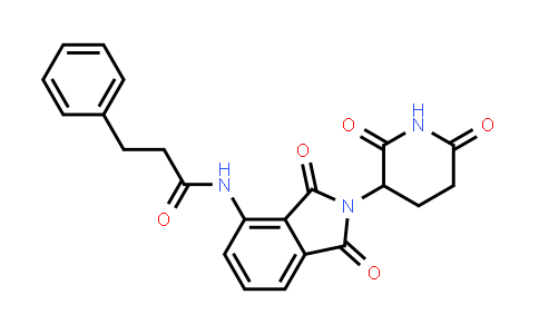 MC853648 | 444289-28-5 | N-[2-(2,6-dioxo-3-piperidyl)-1,3-dioxo-isoindolin-4-yl]-3-phenyl-propanamide