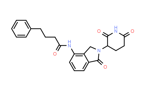 2319290-99-6 | N-[2-(2,6-dioxo-3-piperidyl)-1-oxo-isoindolin-4-yl]-4-phenyl-butanamide
