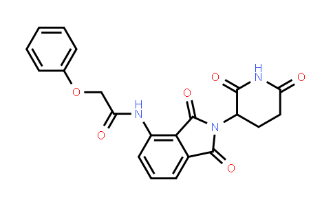 DY853662 | 444288-00-0 | N-[2-(2,6-dioxo-3-piperidyl)-1,3-dioxo-isoindolin-4-yl]-2-phenoxy-acetamide