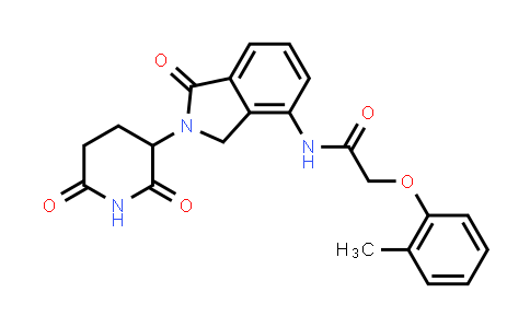 2321264-49-5 | N-[2-(2,6-dioxo-3-piperidyl)-1-oxo-isoindolin-4-yl]-2-(2-methylphenoxy)acetamide