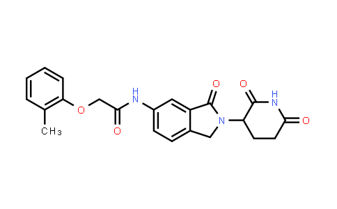 2761399-69-1 | N-[2-(2,6-dioxo-3-piperidyl)-3-oxo-isoindolin-5-yl]-2-(2-methylphenoxy)acetamide