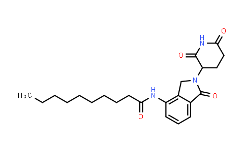 MC853699 | 1492901-28-6 | N-[2-(2,6-dioxo-3-piperidyl)-1-oxo-isoindolin-4-yl]decanamide