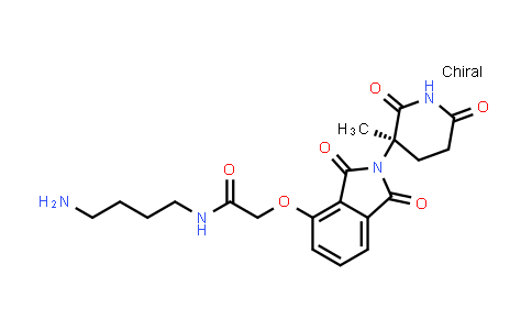 2064175-31-9 | N-(4-aminobutyl)-2-[2-[(3R)-3-methyl-2,6-dioxo-3-piperidyl]-1,3-dioxo-isoindolin-4-yl]oxy-acetamide