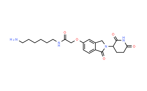 MC853741 | 2743433-70-5 | N-(6-aminohexyl)-2-[2-(2,6-dioxo-3-piperidyl)-1-oxo-isoindolin-5-yl]oxy-acetamide