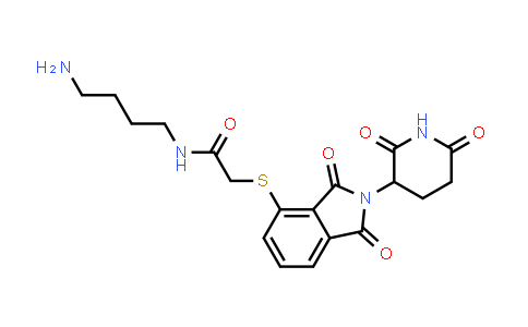 2378582-83-1 | N-(4-aminobutyl)-2-[2-(2,6-dioxo-3-piperidyl)-1,3-dioxo-isoindolin-4-yl]sulfanyl-acetamide