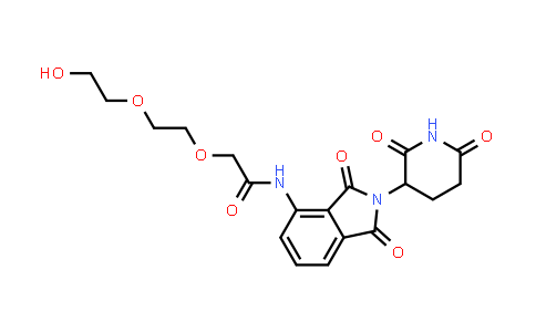 MC853767 | 2127389-95-9 | N-[2-(2,6-dioxo-3-piperidyl)-1,3-dioxo-isoindolin-4-yl]-2-[2-(2-hydroxyethoxy)ethoxy]acetamide