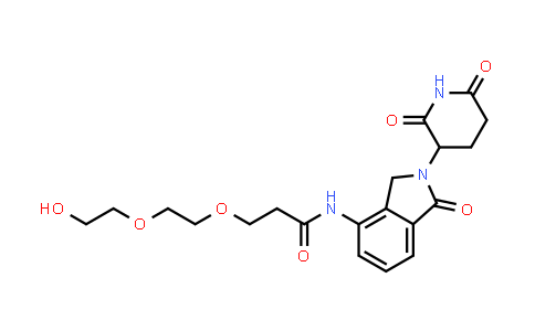MC853775 | 2940935-14-6 | N-[2-(2,6-dioxo-3-piperidyl)-1-oxo-isoindolin-4-yl]-3-[2-(2-hydroxyethoxy)ethoxy]propanamide