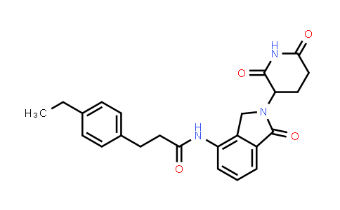 2319485-18-0 | N-[2-(2,6-dioxo-3-piperidyl)-1-oxo-isoindolin-4-yl]-3-(4-ethylphenyl)propanamide