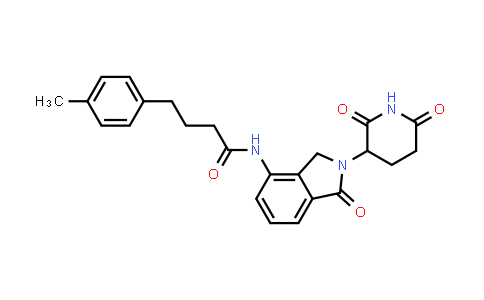 MC853779 | 2319080-96-9 | N-[2-(2,6-dioxo-3-piperidyl)-1-oxo-isoindolin-4-yl]-4-(p-tolyl)butanamide