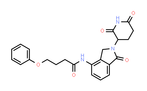 2319408-93-8 | N-[2-(2,6-dioxo-3-piperidyl)-1-oxo-isoindolin-4-yl]-4-phenoxy-butanamide