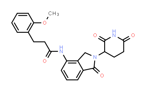 2319485-20-4 | N-[2-(2,6-dioxo-3-piperidyl)-1-oxo-isoindolin-4-yl]-3-(2-methoxyphenyl)propanamide