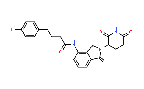 MC853815 | 2319247-36-2 | N-[2-(2,6-dioxo-3-piperidyl)-1-oxo-isoindolin-4-yl]-4-(4-fluorophenyl)butanamide