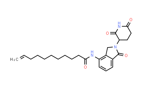 MC853829 | 1492901-36-6 | N-[2-(2,6-dioxo-3-piperidyl)-1-oxo-isoindolin-4-yl]undec-10-enamide