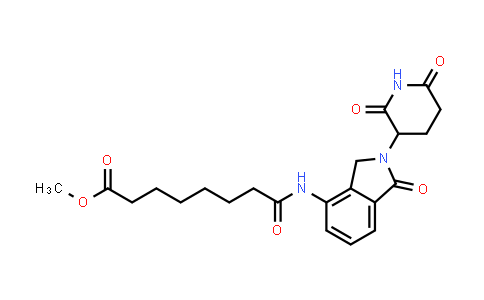2233579-10-5 | methyl 8-[[2-(2,6-dioxo-3-piperidyl)-1-oxo-isoindolin-4-yl]amino]-8-oxo-octanoate