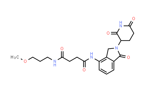 2133815-43-5 | N'-[2-(2,6-dioxo-3-piperidyl)-1-oxo-isoindolin-4-yl]-N-(3-methoxypropyl)butanediamide
